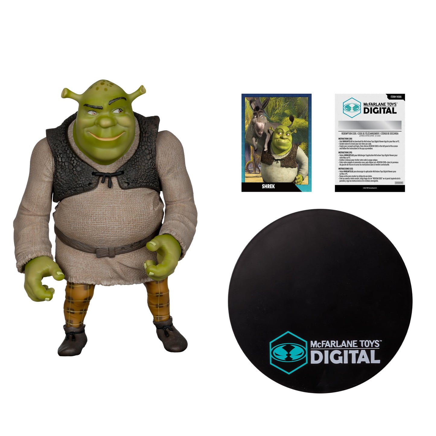 NBC/Unv 12In Posed - Shrek (Mcfarlane Digital)