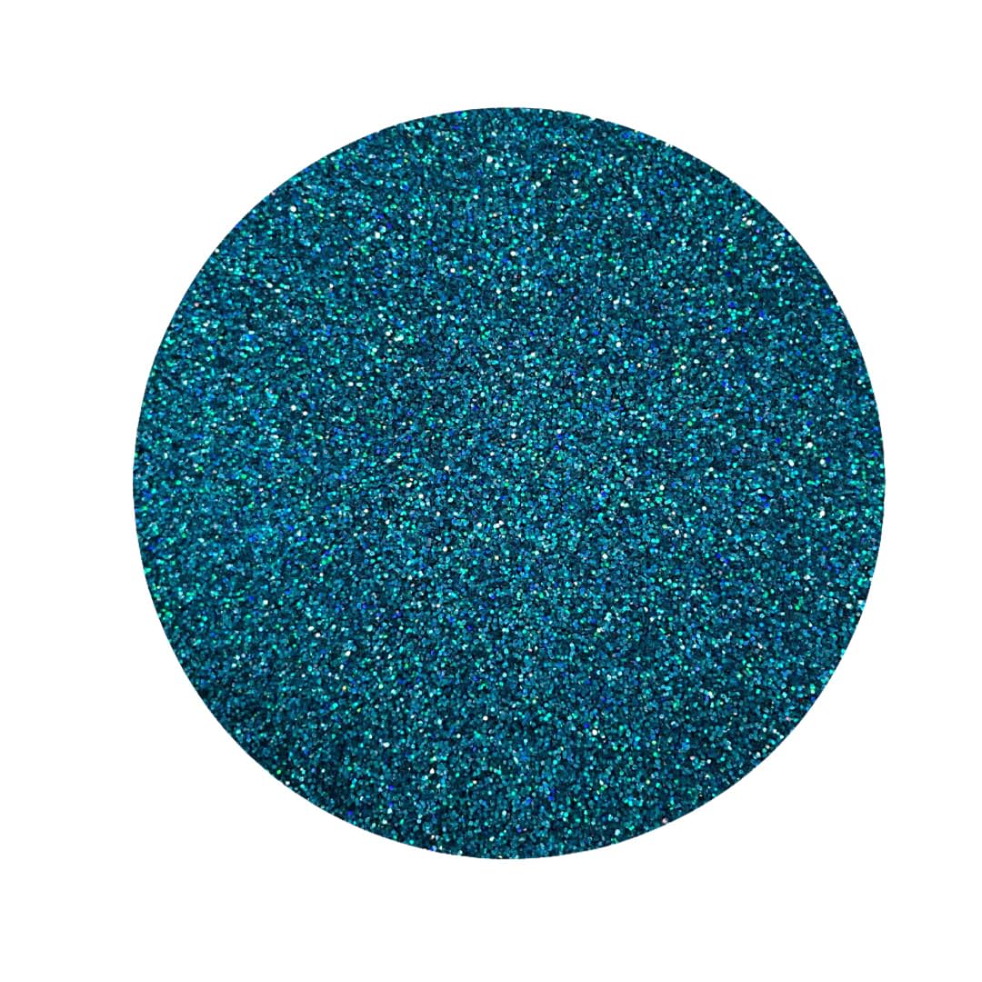 Mardi Gras Spot 8oz Glitter - Holographic Sea Blue (Each)