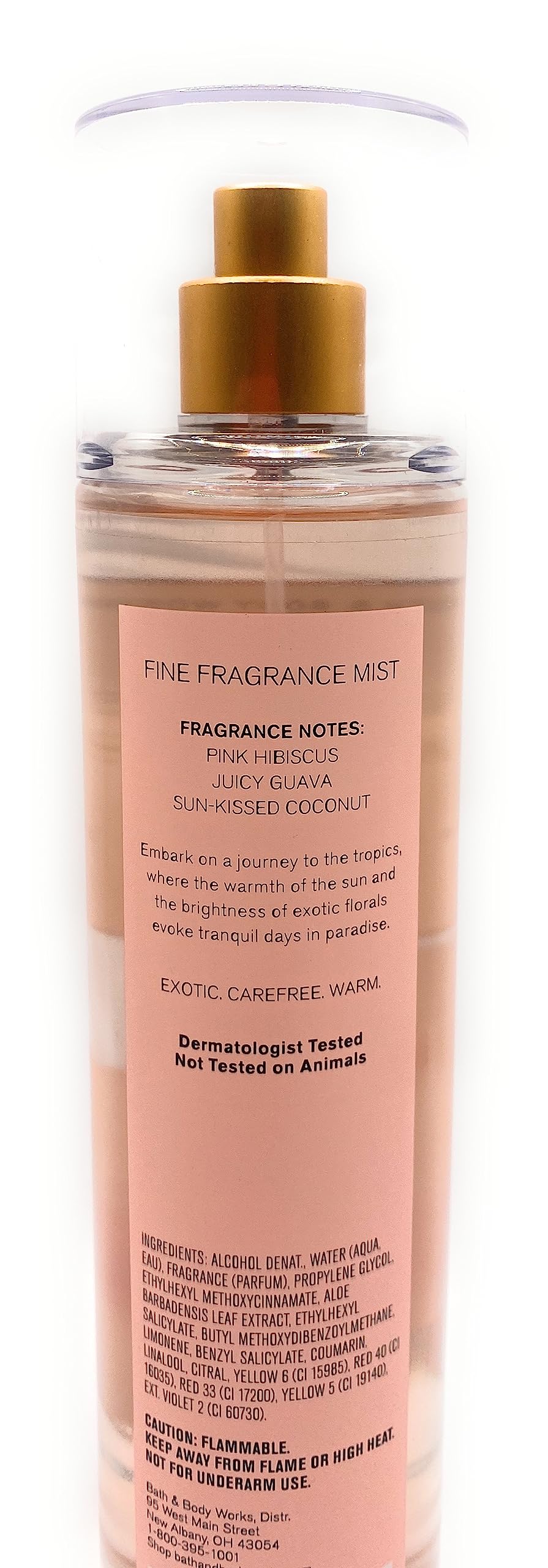 Bath & Body Works Hibiscus Paradise Fine Fragrance Mist 8 Fluid Ounce Spray