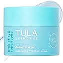TULA Skin Care Detox in a Jar - Exfoliating Treatment Mask with Hydrating Vitamin E, Soybean Oil and Bentonite Clay, 1.7 oz.