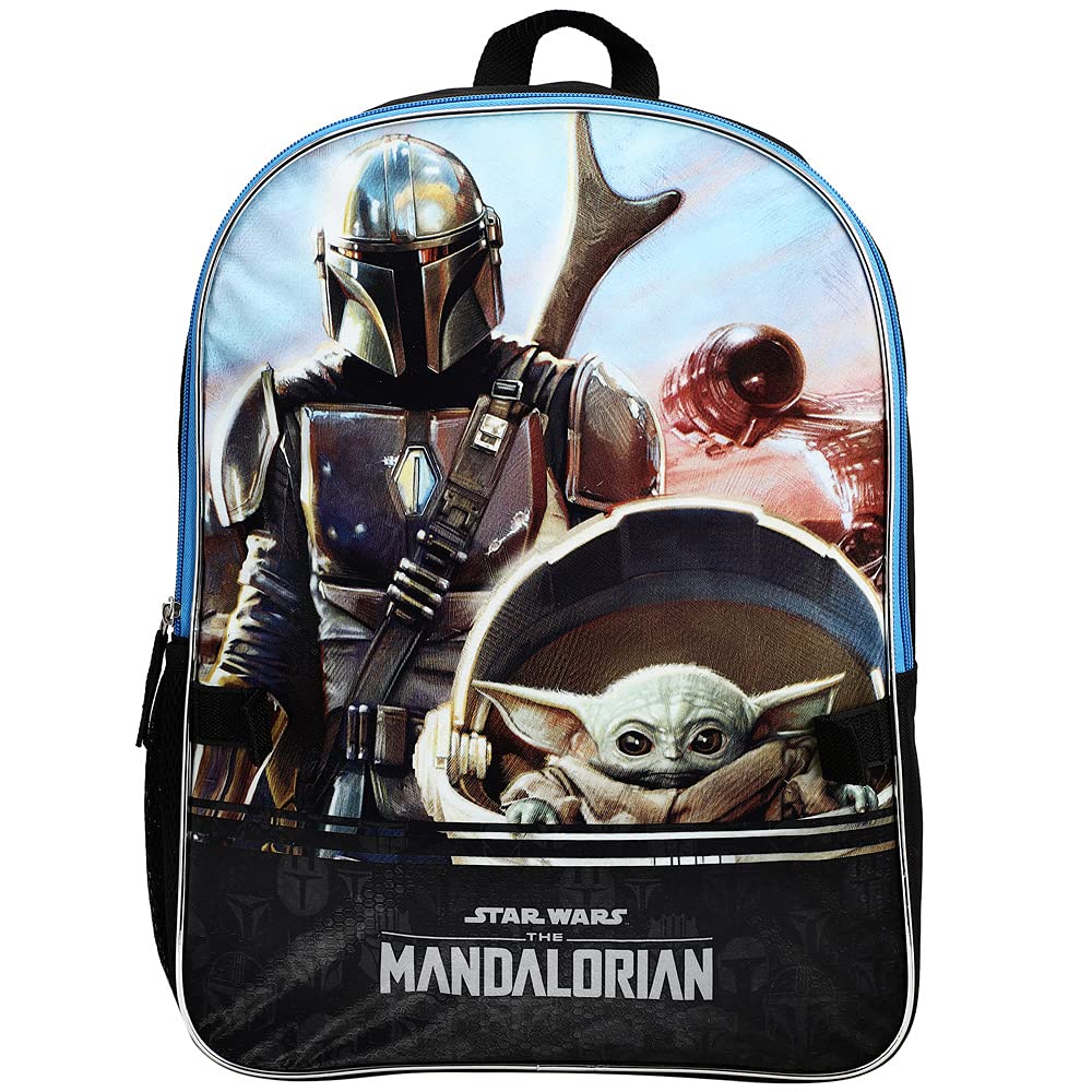 Bioworld Star Wars The Mandalorian Grogu Backpack with Lunch Box