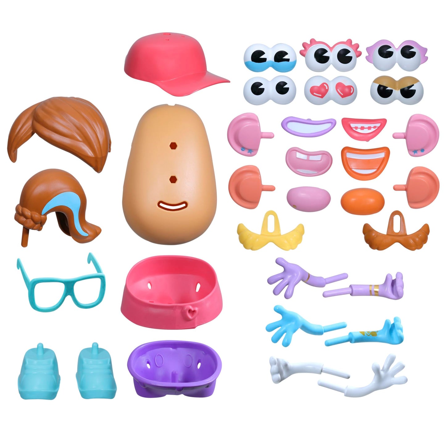 Potato Head Express Yourspud Playset – 1 Body & 32 Accessories, Creative Toy for Toddlers & Kids Ages 2+ (Amazon Exclusive)