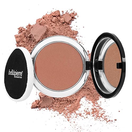 bellapierre Compact Mineral Blush | Warm Dewy Glow | Non-Toxic and Paraben Free | Suitable for All Skin Types | Compact Case - 0.35-Ounce - Autumn
