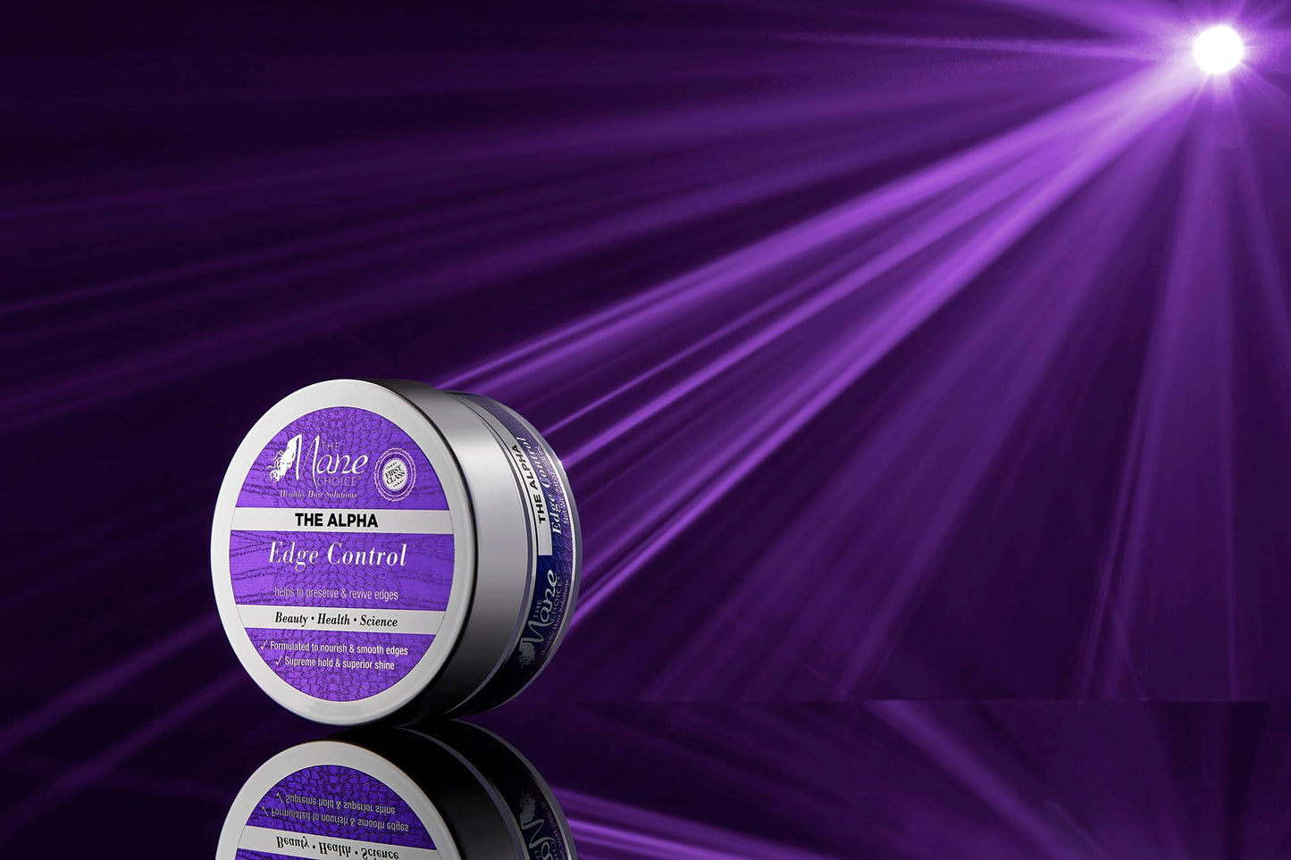 The Mane Choice The Alpha Edge Control for Coily, Wavy & Curly Hair, 2 oz