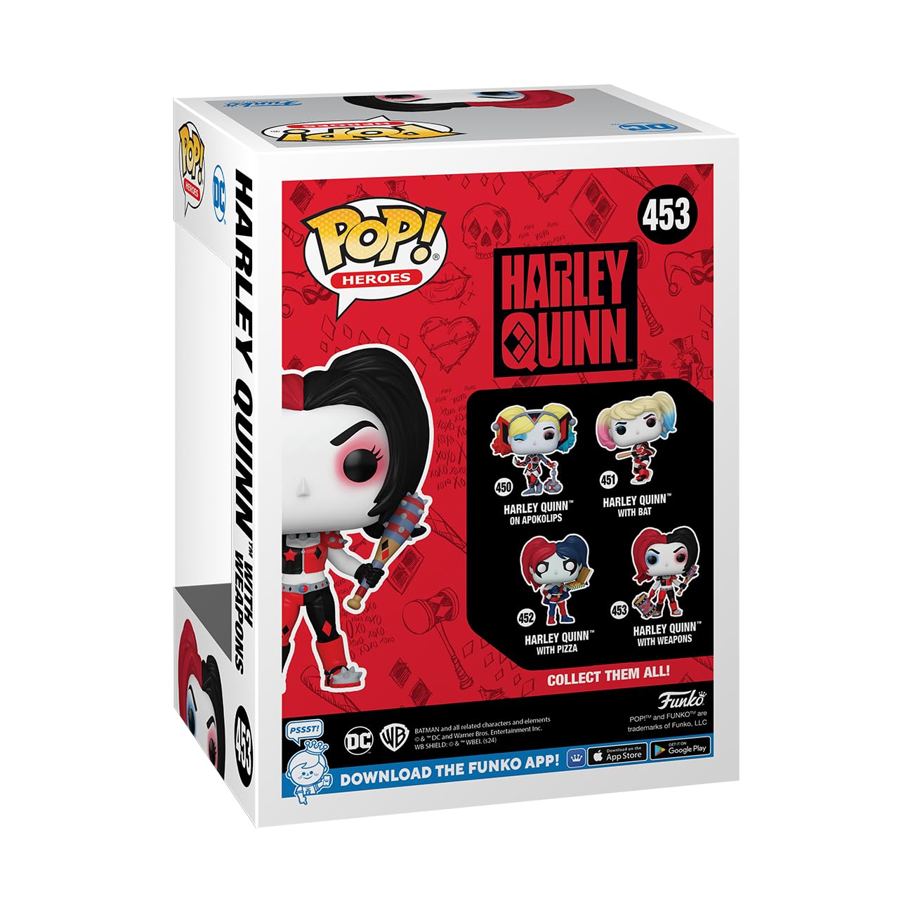 Funko POP! Heroes: DC - Harley Quinn with Weapons - DC Comics - Collectable Vinyl Figure - Gift Idea - Official Merchandise - for Kids & Adults…