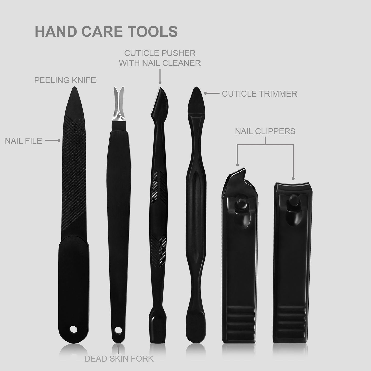Utopia Care Nail Clippers Professional Nail Kit or Manicure Kit for Women and Men, Stocking Stuffers or Groomsmen Gifts 16Pcs Pedicure Set