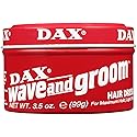 Dax Wave & Groom Hair Dress 3.5 Ounce Jar (103ml) (3 Pack)