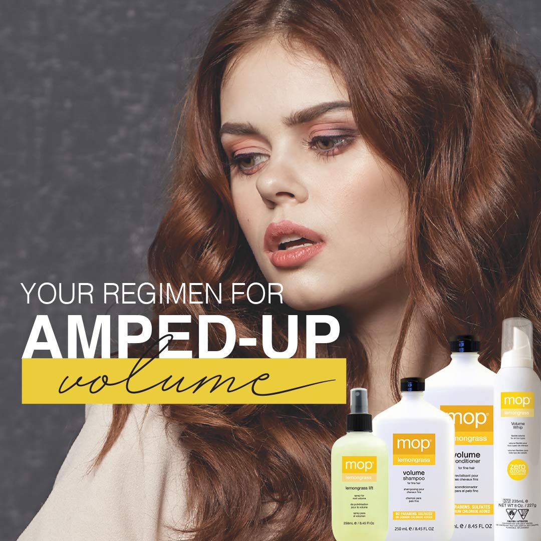 MOP - Lemongrass Volume Shampoo - Hydrates & Boosts Volume - 8.45 fl oz