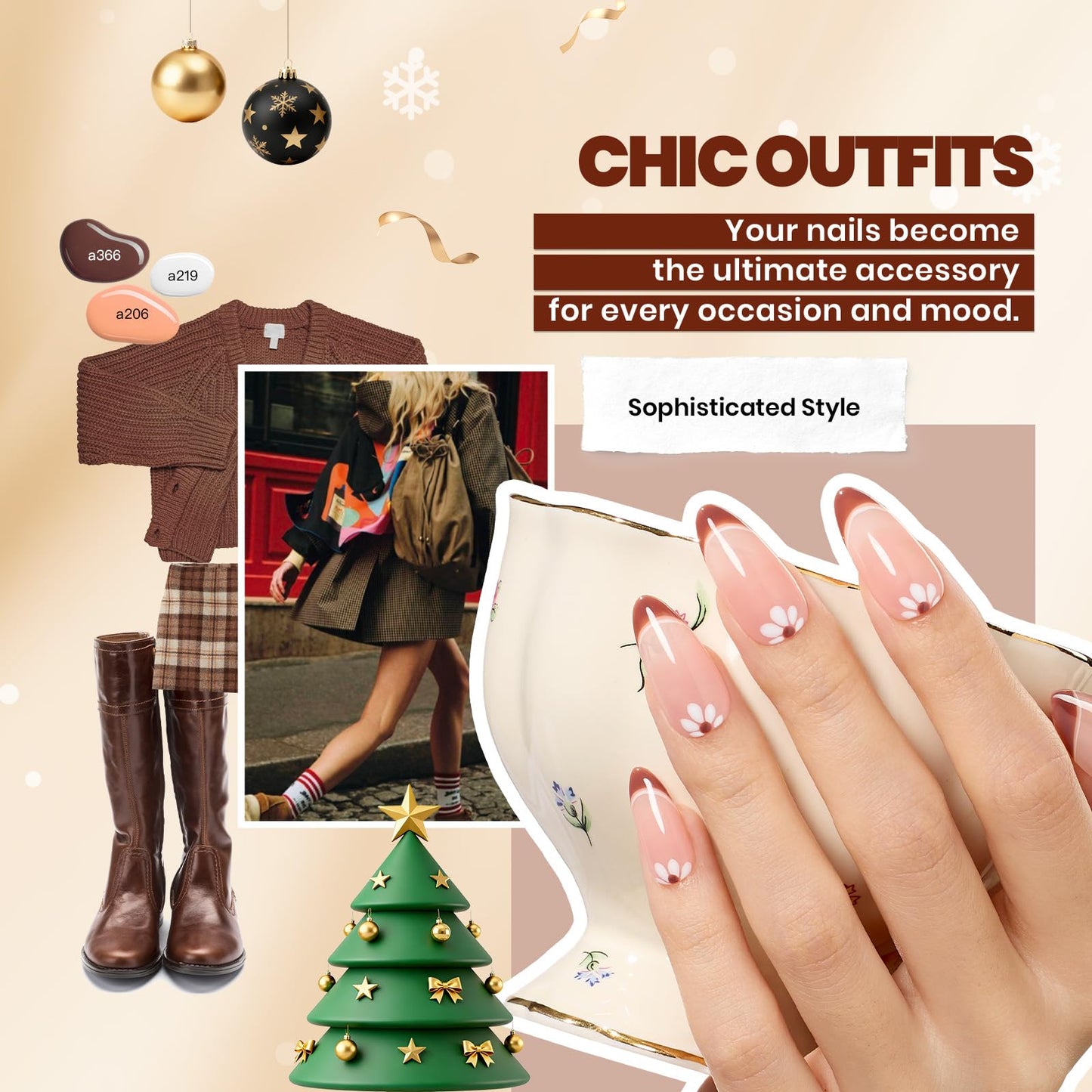 Beetles Summer Gel Polish Kit - Chic Outfits Collection 25 Colors Polish Set, Brown Purple Nude Red Black Color Gel Nails with 3Pcs Base Top Coat Soak Beauty & Personal Care beetles Gel Polish