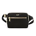 TUMI - Voyageur Sedona Crossbody Sling Bag - Nylon Crossbody Purse for Business & Travel - Stylish Women's Crossbody Bag - Black & Gold