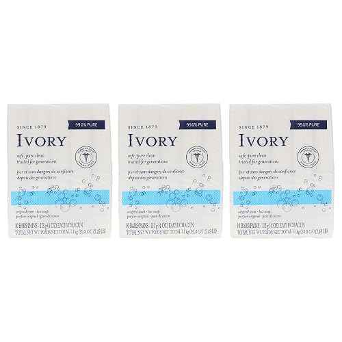 Ivory Soap, Original 4 oz Bars 10 ea (Pack of 3) Beauty & Personal Care Ivory