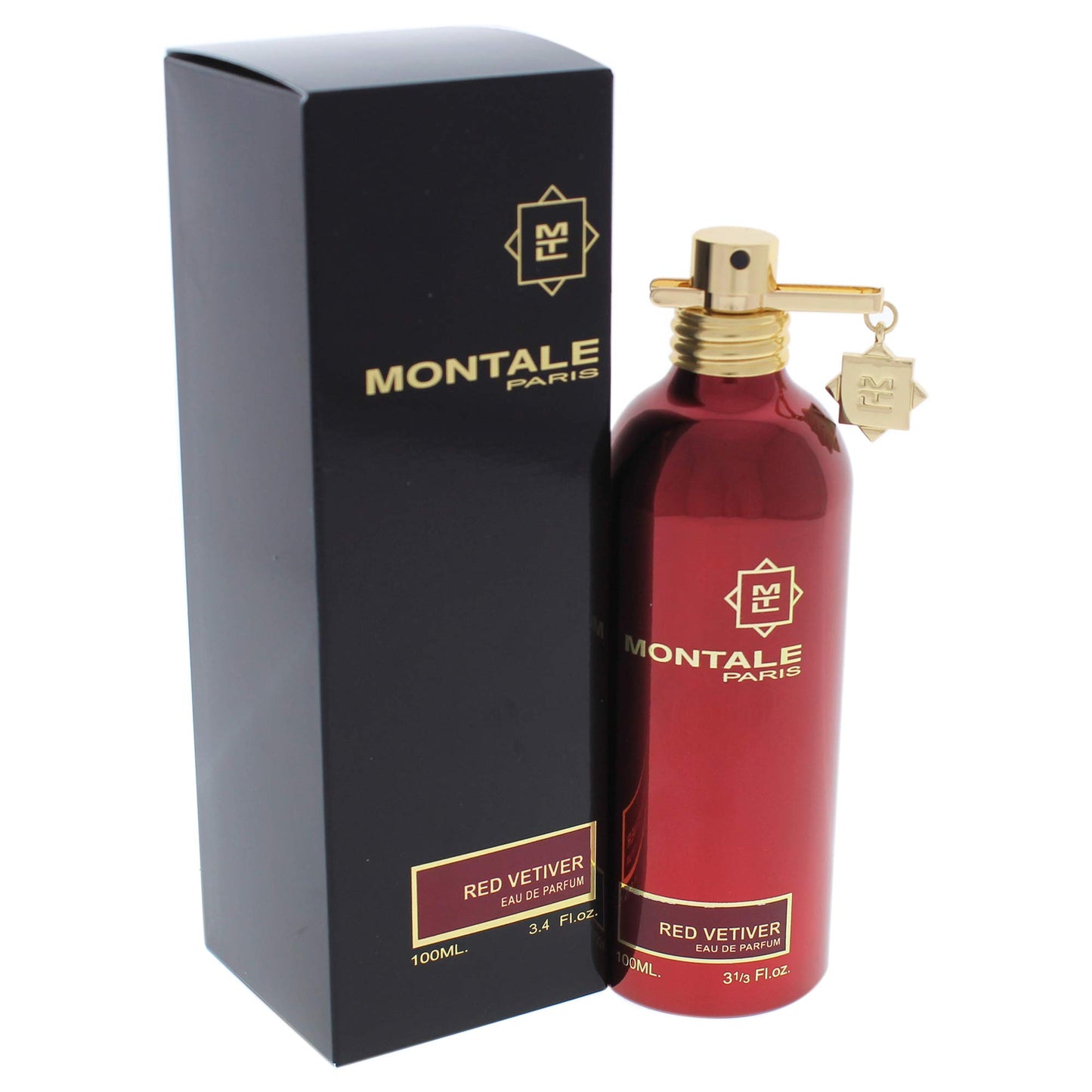 MONTALE Red Vetiver Eau de Parfum Spray, 3.3 Fl Oz