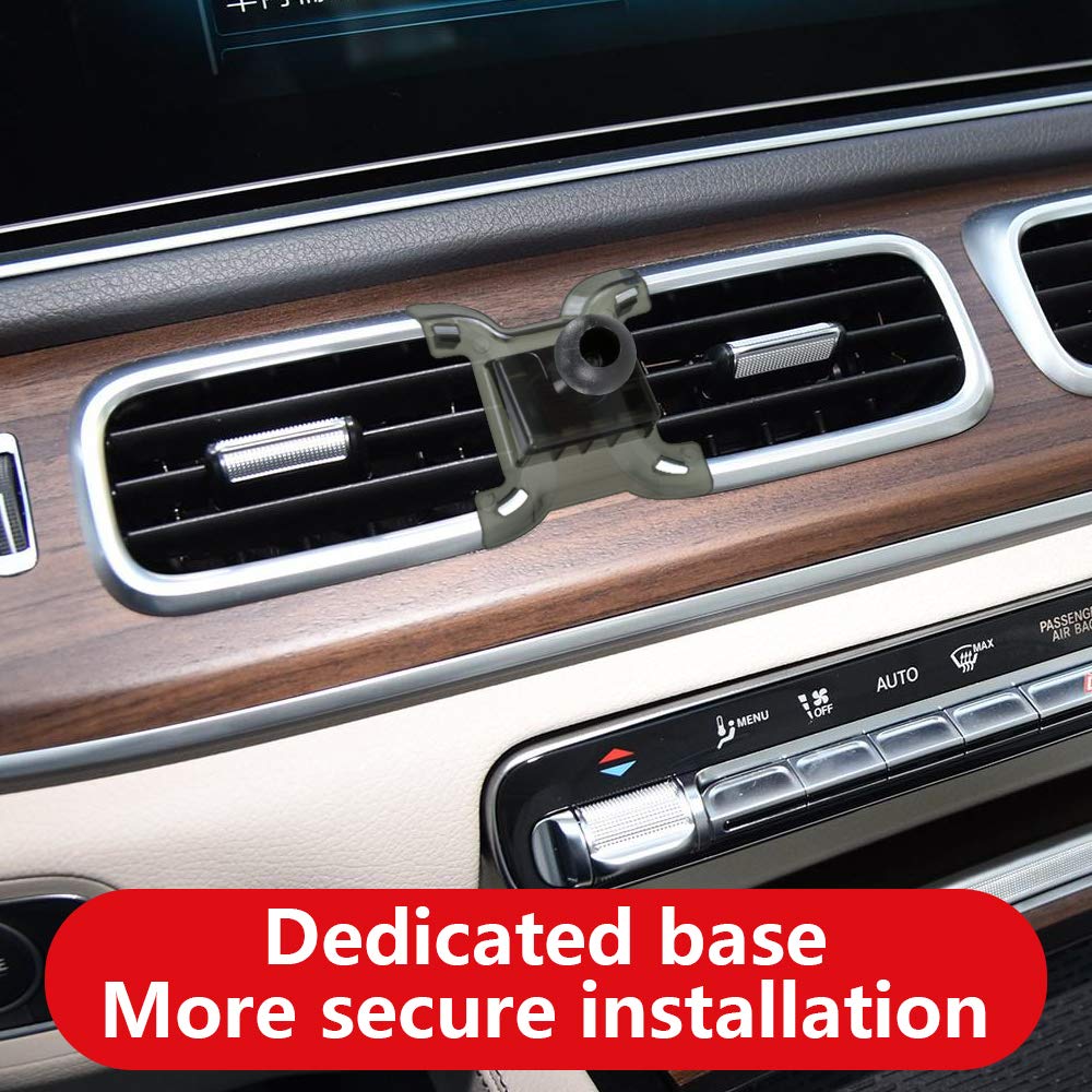 LUNQIN Car Phone Holder for 2020-2026 Mercedes Benz GLE Class, 2020-2026 GLS Class Auto Accessories Navigation Mobile Cell Phone Mount