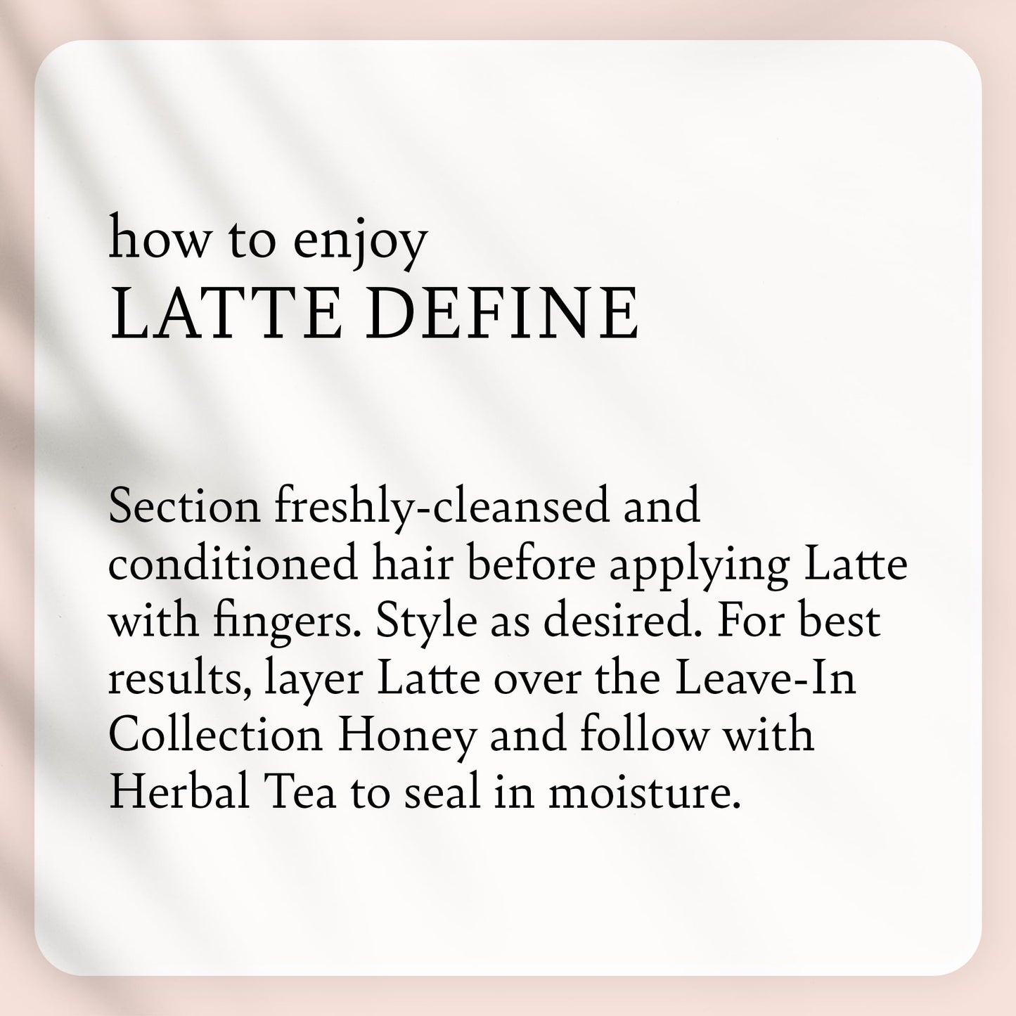 Camille Rose Naturals Latte Define Leave-In Hair Conditioner 9 fl oz