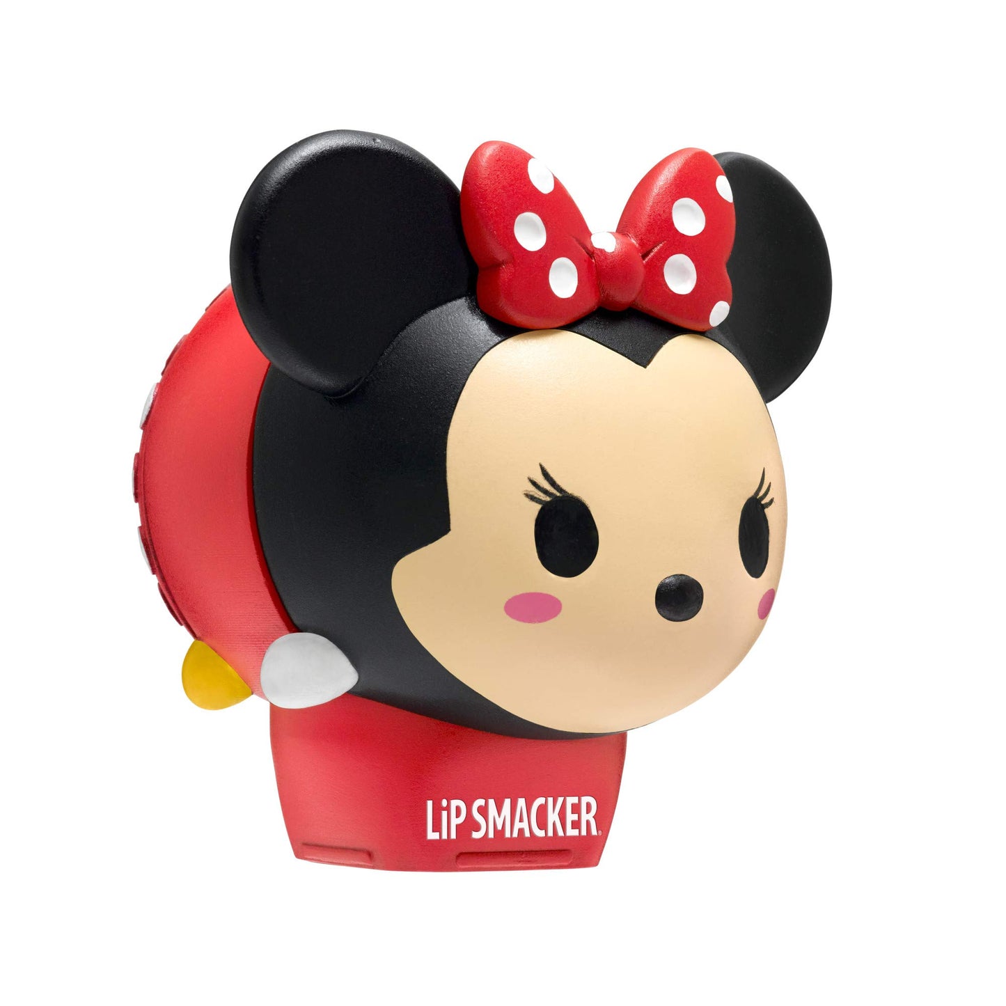 Lip Smacker Disney Minnie Mouse Tsum Tsum Flavored Lip Balm, Minnie Strawberry Lollipop, Clear, For Kids