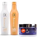 GK HAIR UV/UVA Shield Shampoo Conditioner Set (240ml) with Lavender Bombshell Masque (200g) - Ultimate Hair Protection & Nourishment