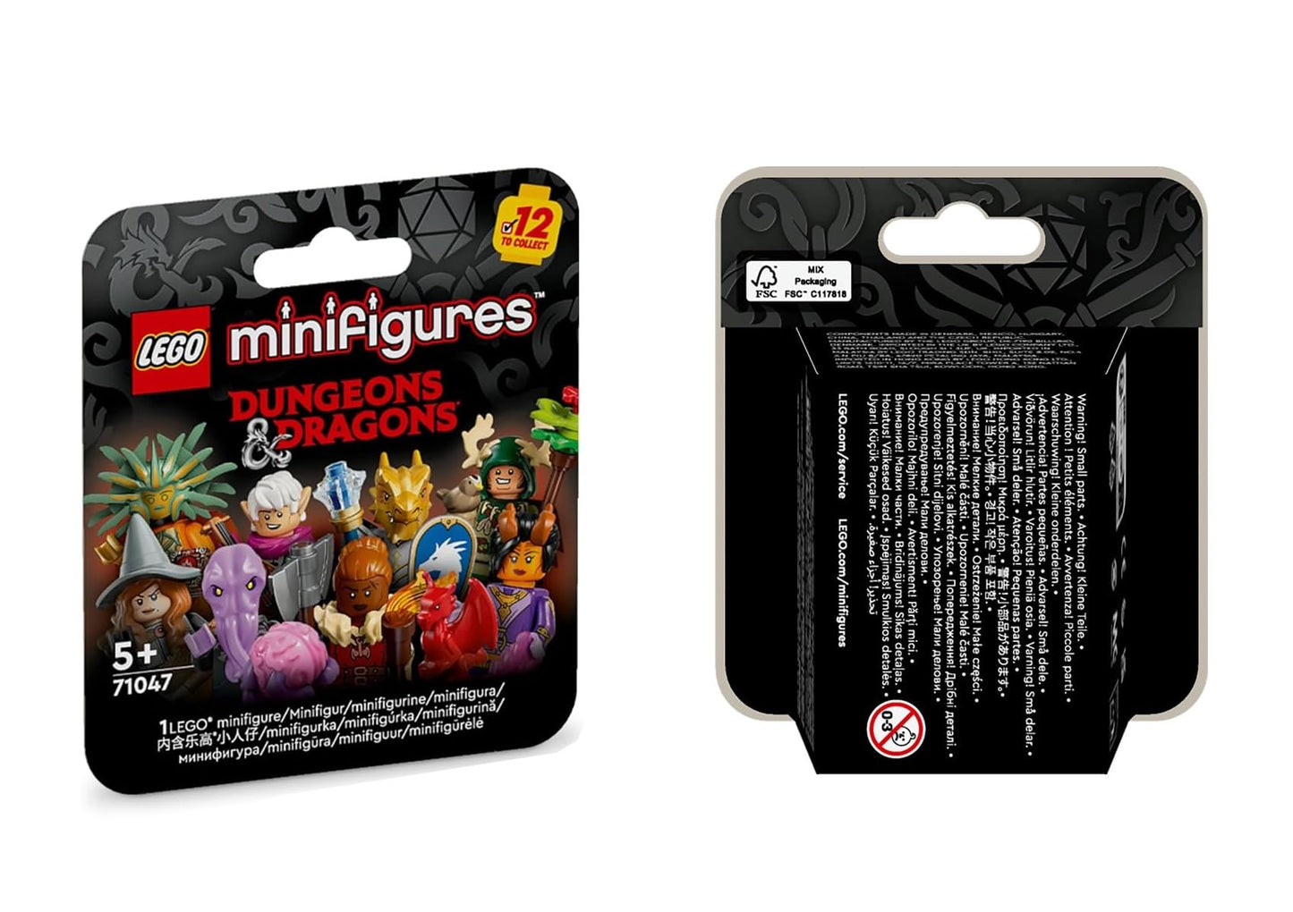 LEGO 71047 Dungeons & Dragons Collectible Minifigures - 1 Random Mystery Pack (12 Characters Total to Collect)