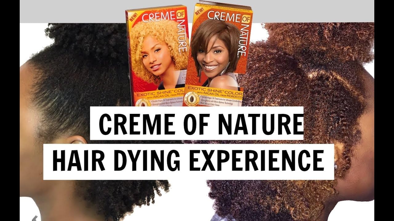 Exotic Shine Hair Color by Creme of Nature, 7.6 Intensive Red, with Argan Oil from Morocco, 1 Application