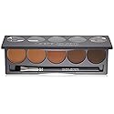 Cinema Secrets Ultimate Foundation 5-in1 Palette - Med-Deep Golden Olive Undertones, Buildable Coverage, Long-Wear Matte Finish, Paraben-Free, Color