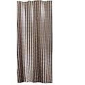 Heritage House Check Black and Nutmeg 72" x 72" Shower Curtain by Raghu