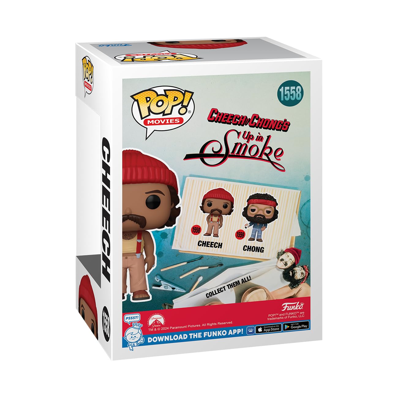 Funko POP! Movies: Cheech & Chong - Cheech - Cheech and Chong's up in Smoke - Collectable Vinyl Figure - Gift Idea - Official Merchandise - for Kids…
