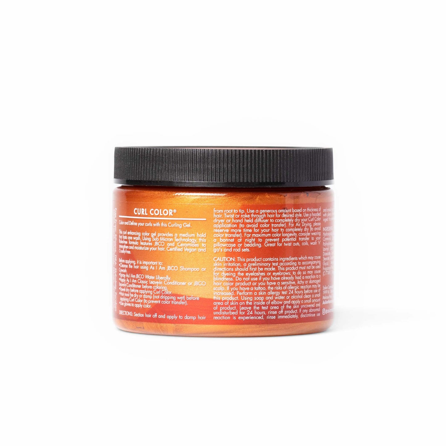 As I Am Curl Color - Copper - 6 Ounce - Curling Gel - Temporary Color - Medium Hold - Vegan & Cruelty Free