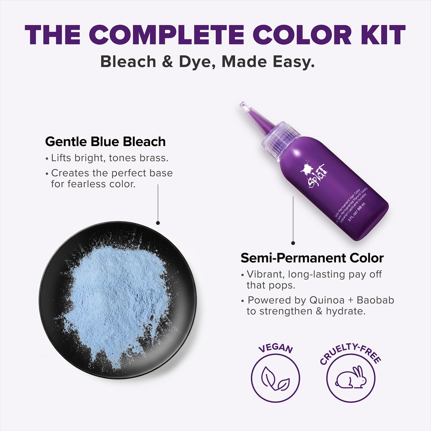 Splat Complete Color Kit Lust Lavender 1 Each (Pack of 3)