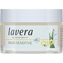 lavera Basis Sensitive Anti Wrinkle Moisturizing Cream - Face Cream with Q10 & Aloe Vera - Moisturizing Facial Cream - Anti Aging Cream - PETA