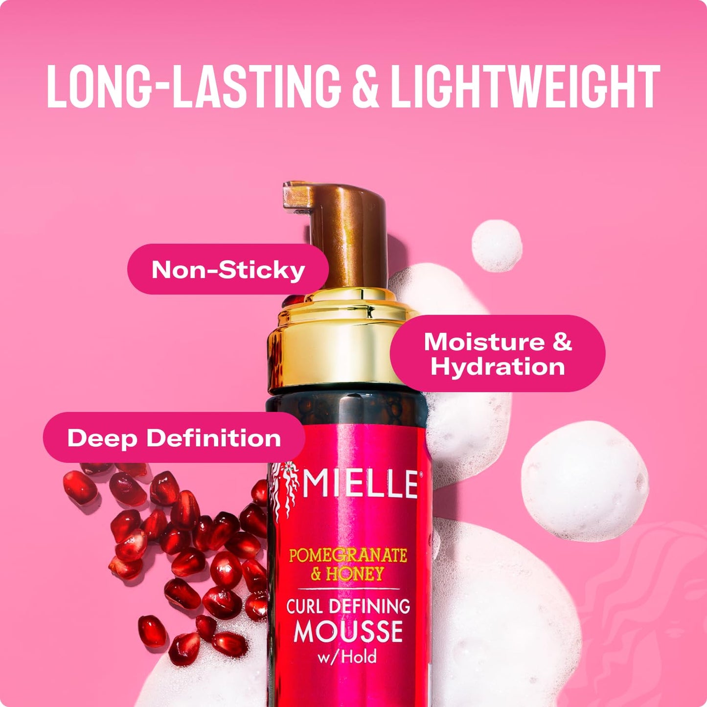 Pomegranate & Honey Curl Defining Mousse with Hold