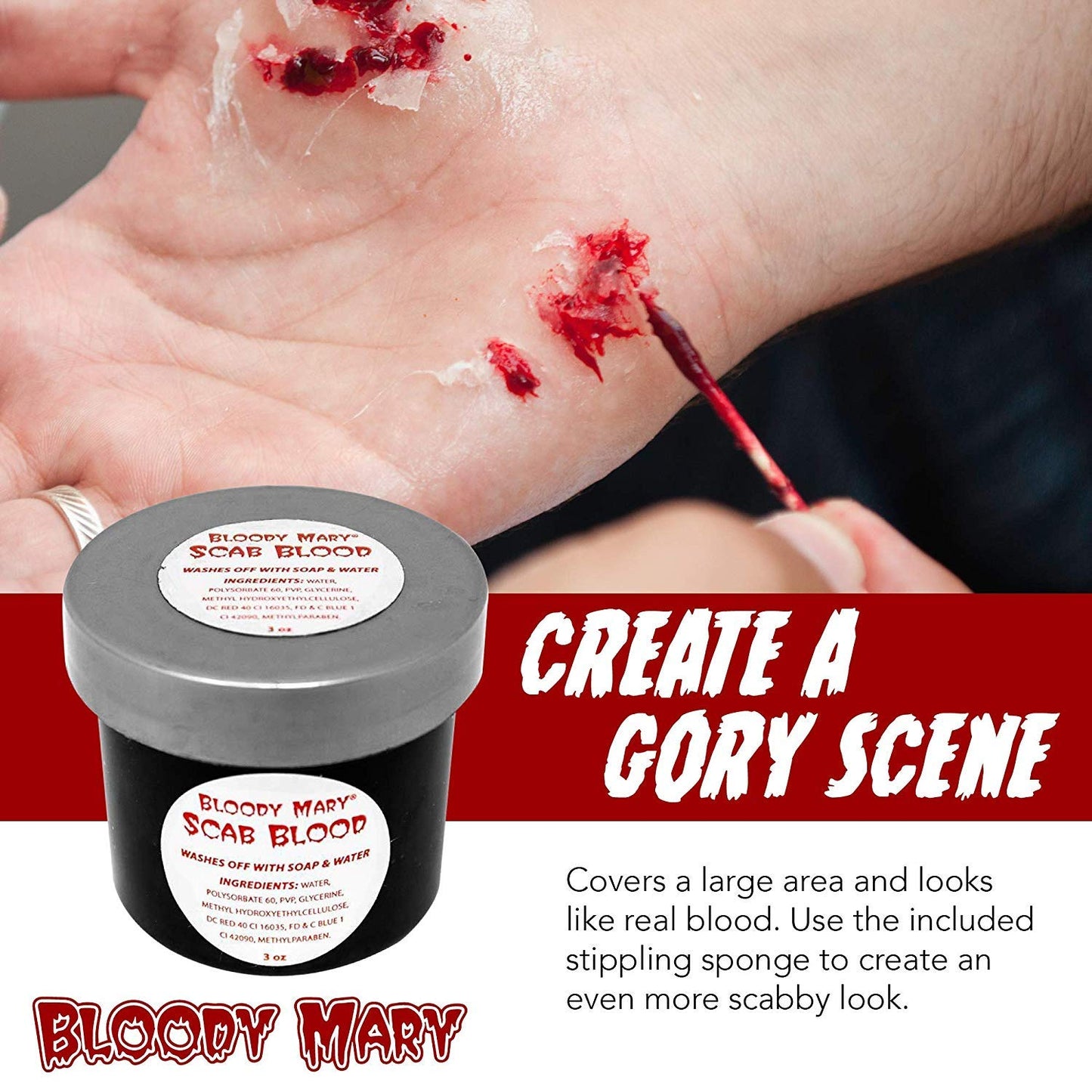 Bloody Mary Fake Scab Blood (Small - 1oz)