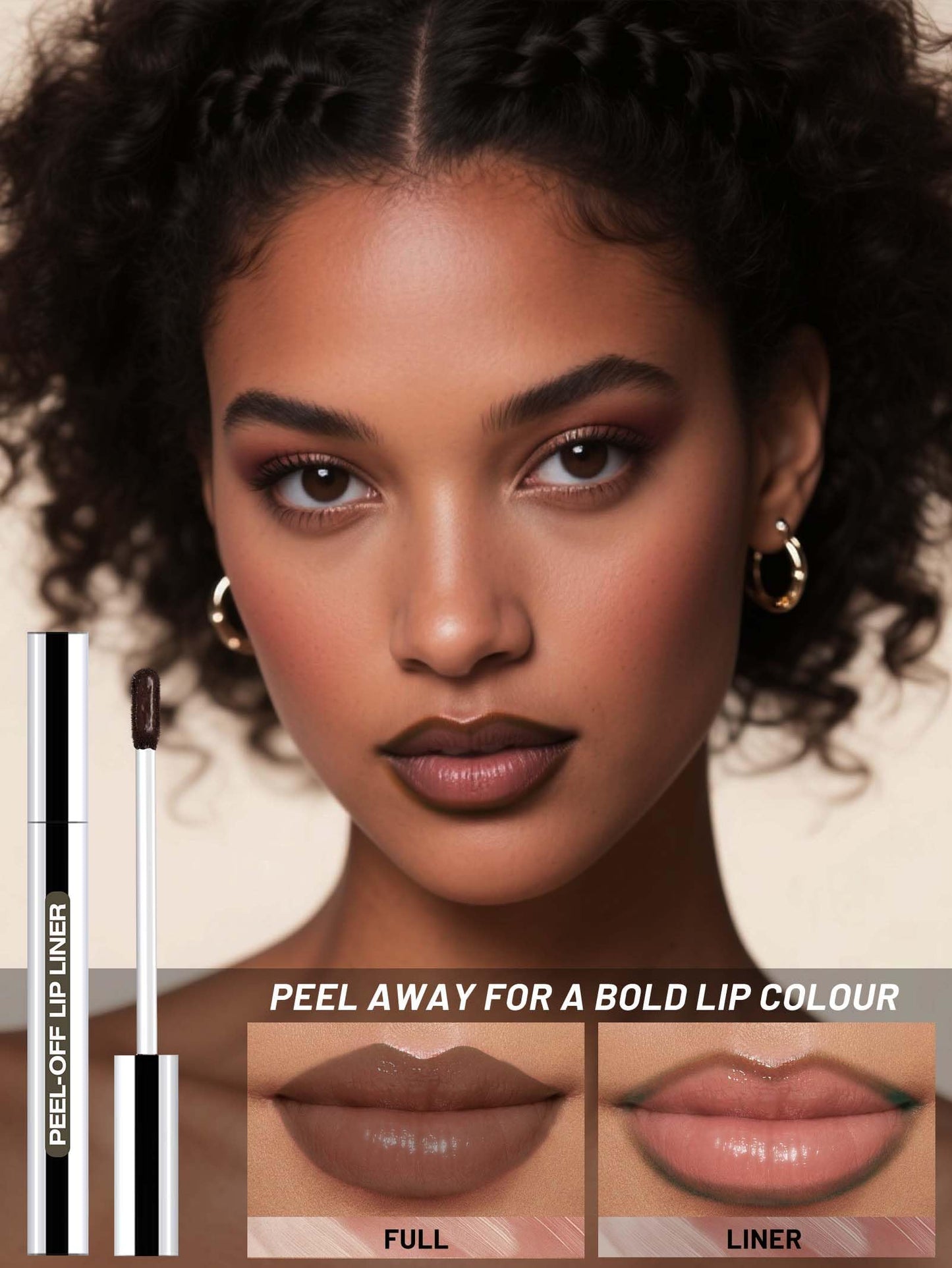 QCMME Lip Stain Peel Off Lip Liner Stain with Tweezer, Long Lasting Matte Lip Tint Tattoo, Highly Pigmented Color Lip Makeup, Waterproof Lipstick Beauty and Personal Care QCMME