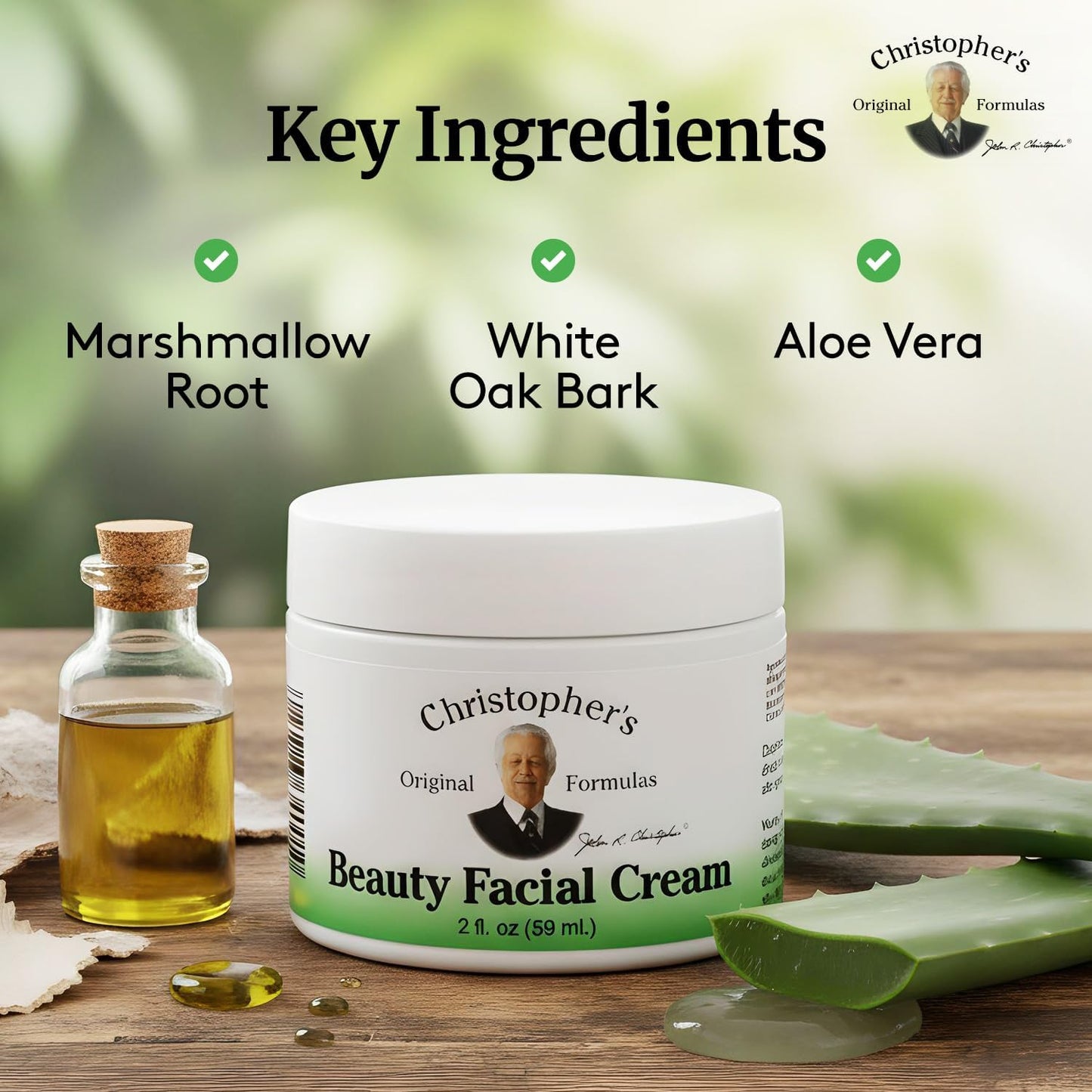 Christopher's Original Formulas Beauty Facial Cream, 2 oz (2 Pack)