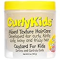CurlyKids Mixed HairCare Custard for Kids - Lightweight Curl Defining Custard for Curly, Coily, Kinky & Wavy Hair - Frizz Control, Moisturizing