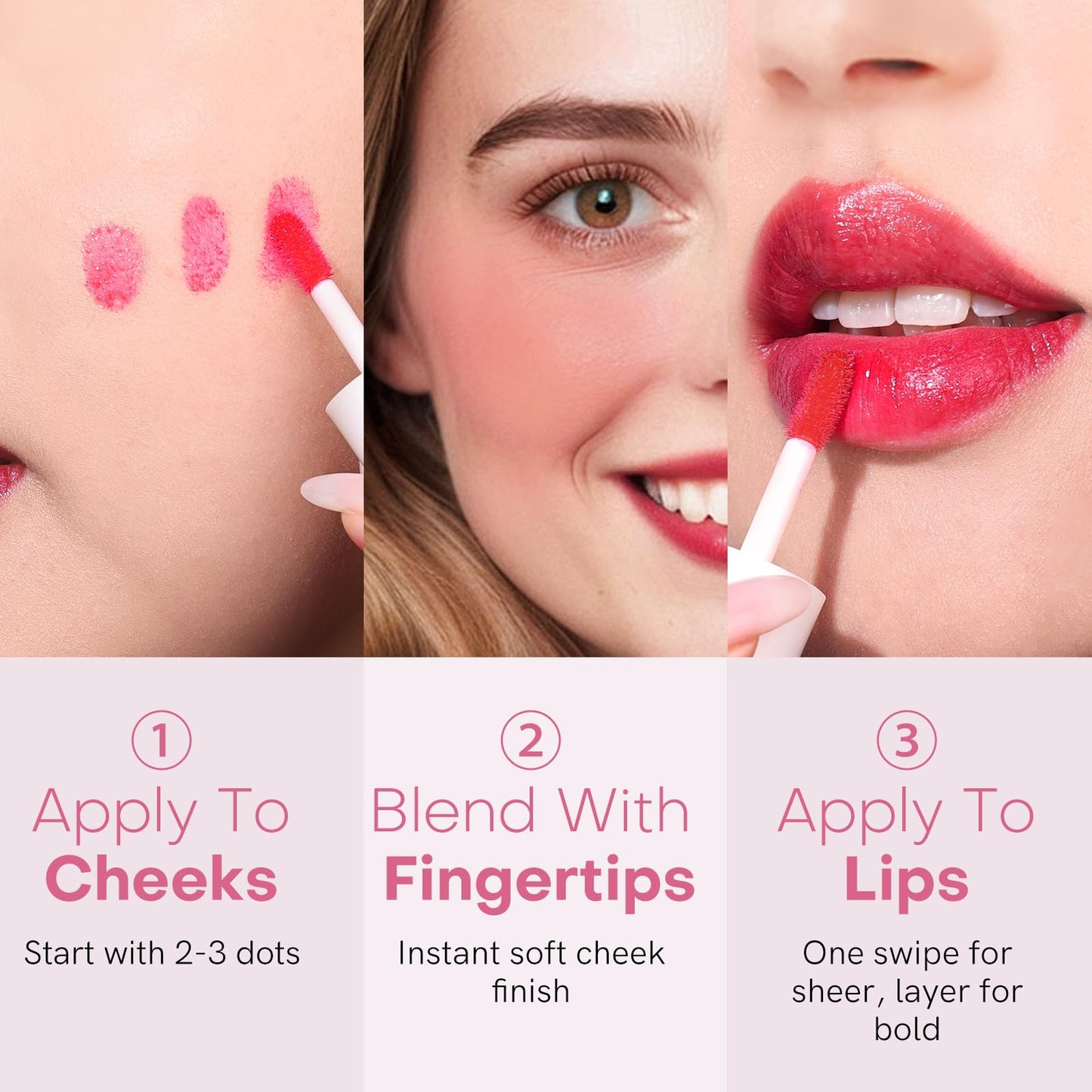 bayfree Lip Tint Stain Set, 2 PCS Korean Water Tint Lightweight Non-sticky, Waterproof Long Lasting Liquid Blush & Lip Stain, Transfer-Proof, Matte Beauty and Personal Care bayfree