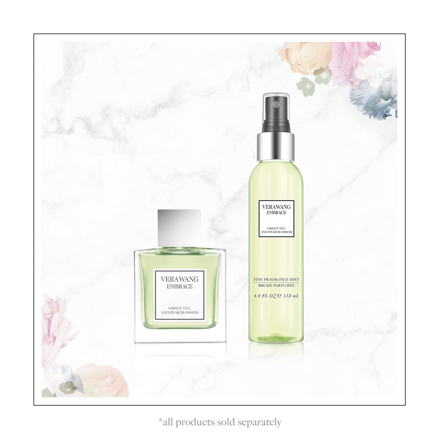 Vera Wang Embrace Eau de Toilette Spray for Women, Green Tea & Pear Blossom, 1 Fl Oz