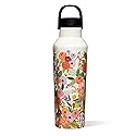 Corkcicle x Rifle Paper Sport Canteen - Keeps Drinks Cold 25 Hours - Stainless Steel - Triple-Insulated - Spill-Proof - Gift for Mom - Great…