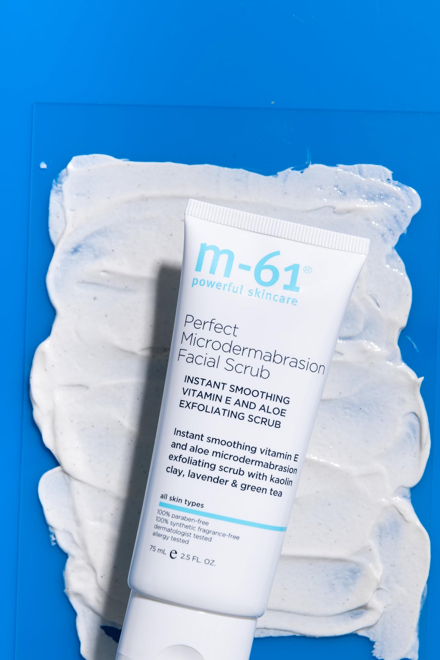 m-61 Perfect Microdermabrasion Facial Scrub | Instant Smoothing, Exfoliating Scrub With Vitamin E, Kaolin Clay, Aloe, 2.5 Fl Oz
