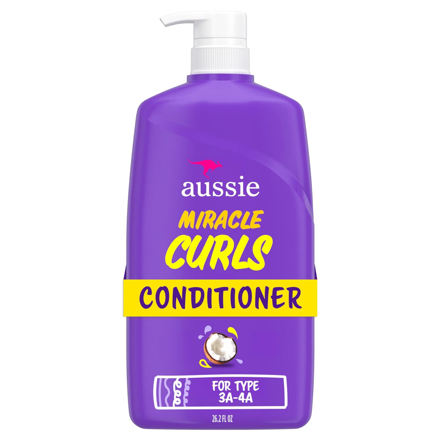 Aussie Miracle Curls Conditioner with Coconut Oil, Paraben Free, 26.2 oz Beauty and Personal Care Aussie Default Title