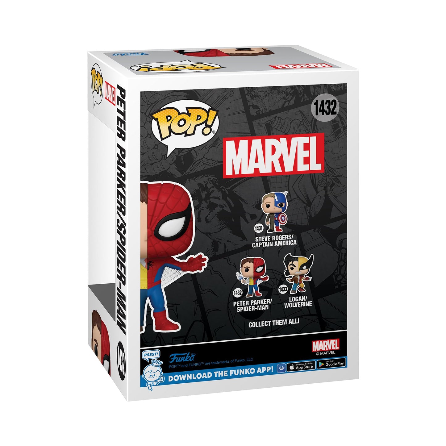 Funko POP Marvel: Split - Spider-Man - Spider-Man/Peter Parker - Marvel Comics - Collectable Vinyl Figure - Gift Idea - Official Merchandise…