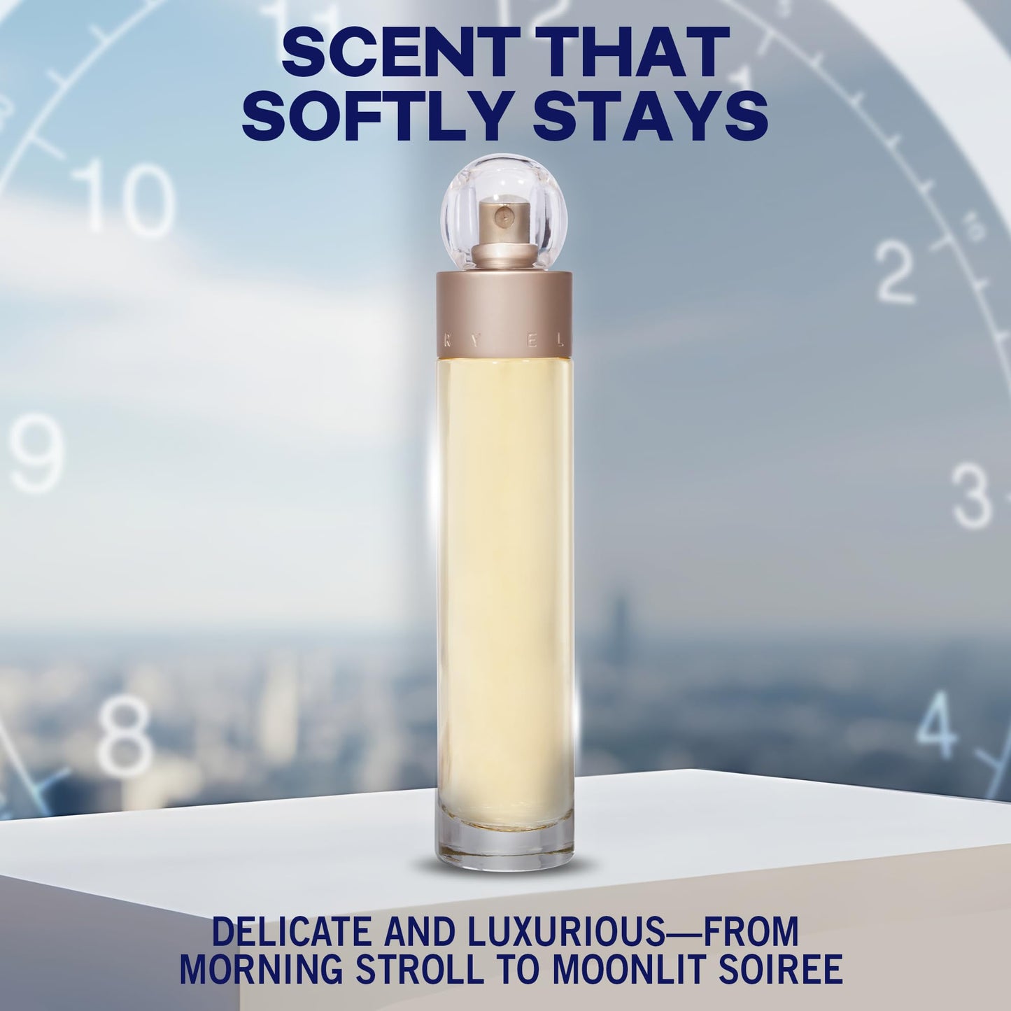 Perry Ellis 360° Eau De Toilette Spray for Women - Perfume for Women, Light & Bright Floral Fragrance, EDT, Designer Scent for Her, Long Lasting - 3.4