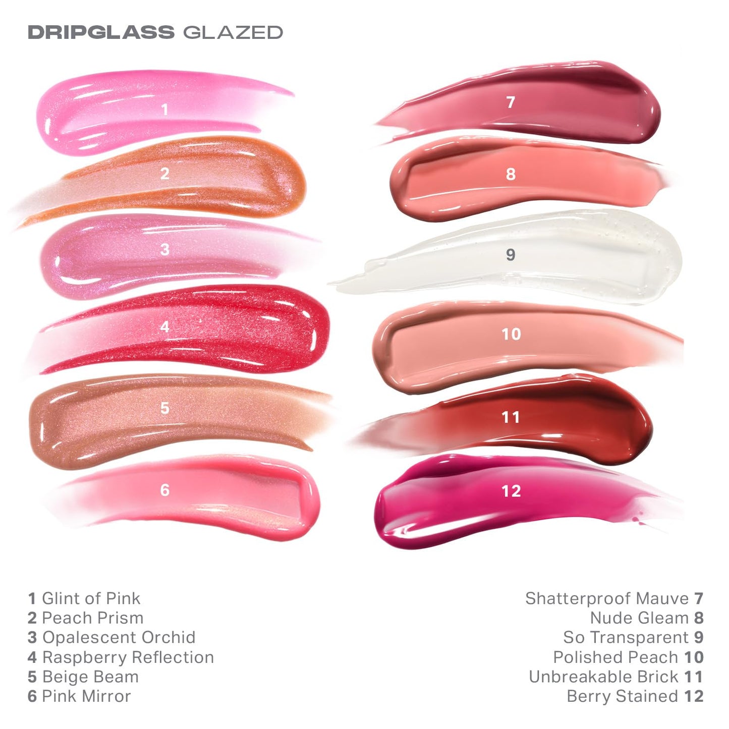 MORPHE Dripglass High Shine Lip Gloss - Semi-Sheer or Full Coverage Lip Color with Glass-Like Shine and Nonsticky Finish - Infused With Squalane