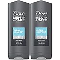 Dove Men + Care Body & Face Wash, Clean Comfort 13.50 oz (Pack of 2)