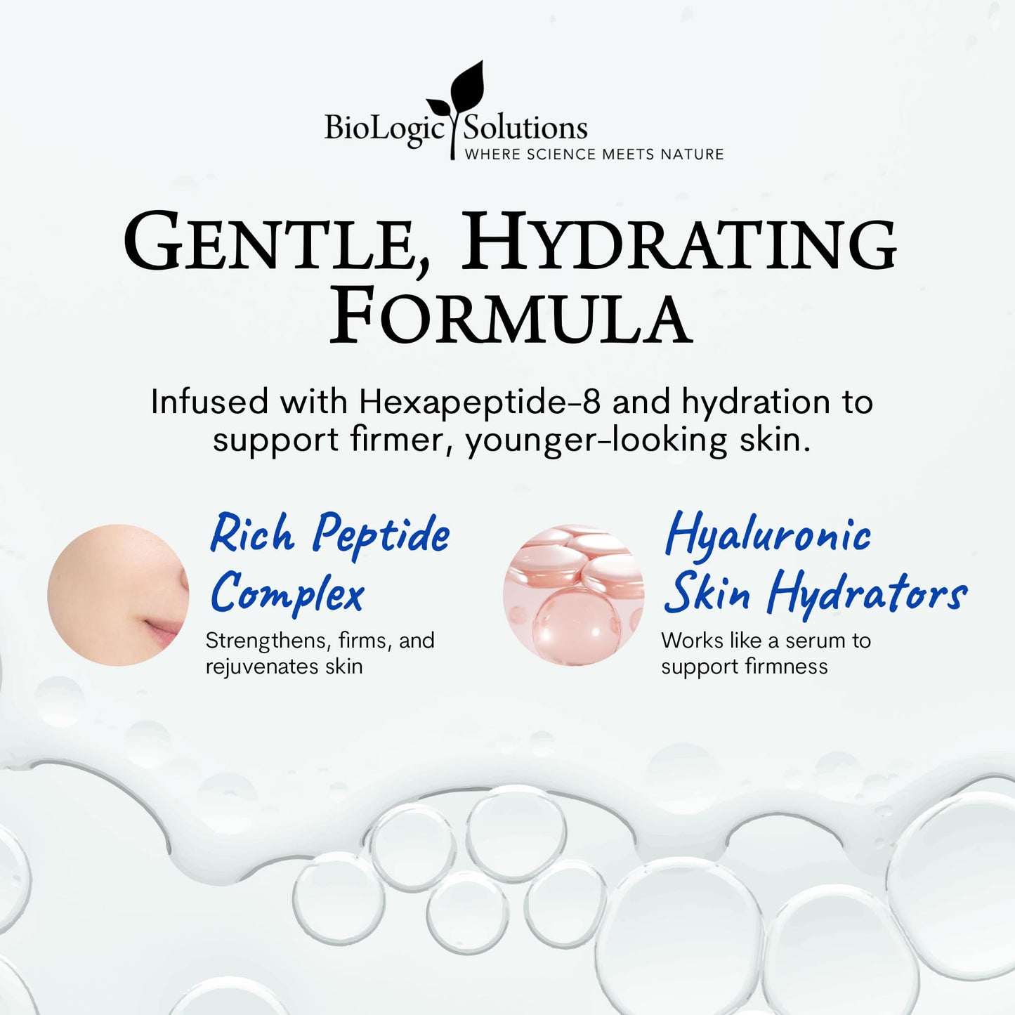 Biologic Sta-Tight Anti Aging Serum - Smoothing Face Serum for Women for Wrinkles and Fine Lines Around Eyes, Mouth & Forehead - Lifting & Firming