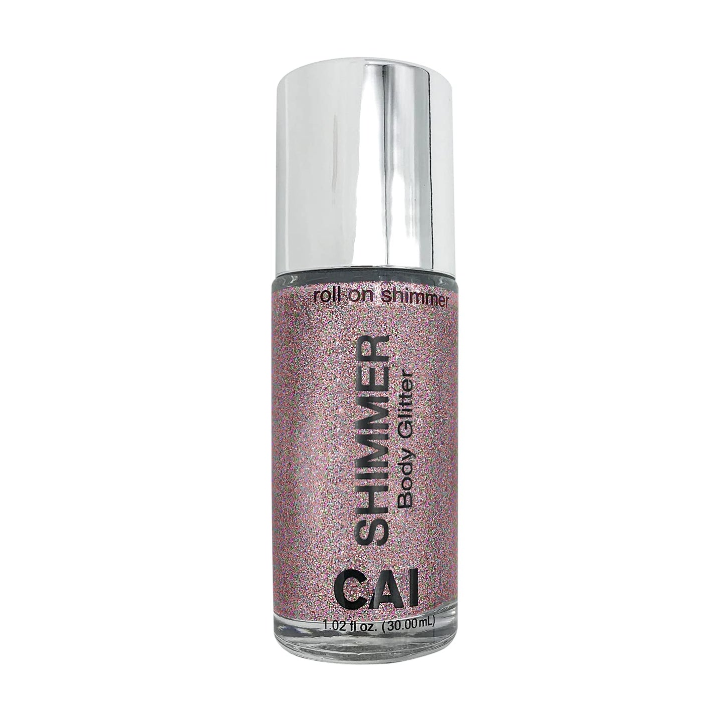 Hair Glitter Gel; Body Glitter & Face Glitter for Women/Kids (1 Pk Stardust Rose) Iridescent Holograph Roll-on 1 oz | Cosmetic-Grade Makeup, Apply