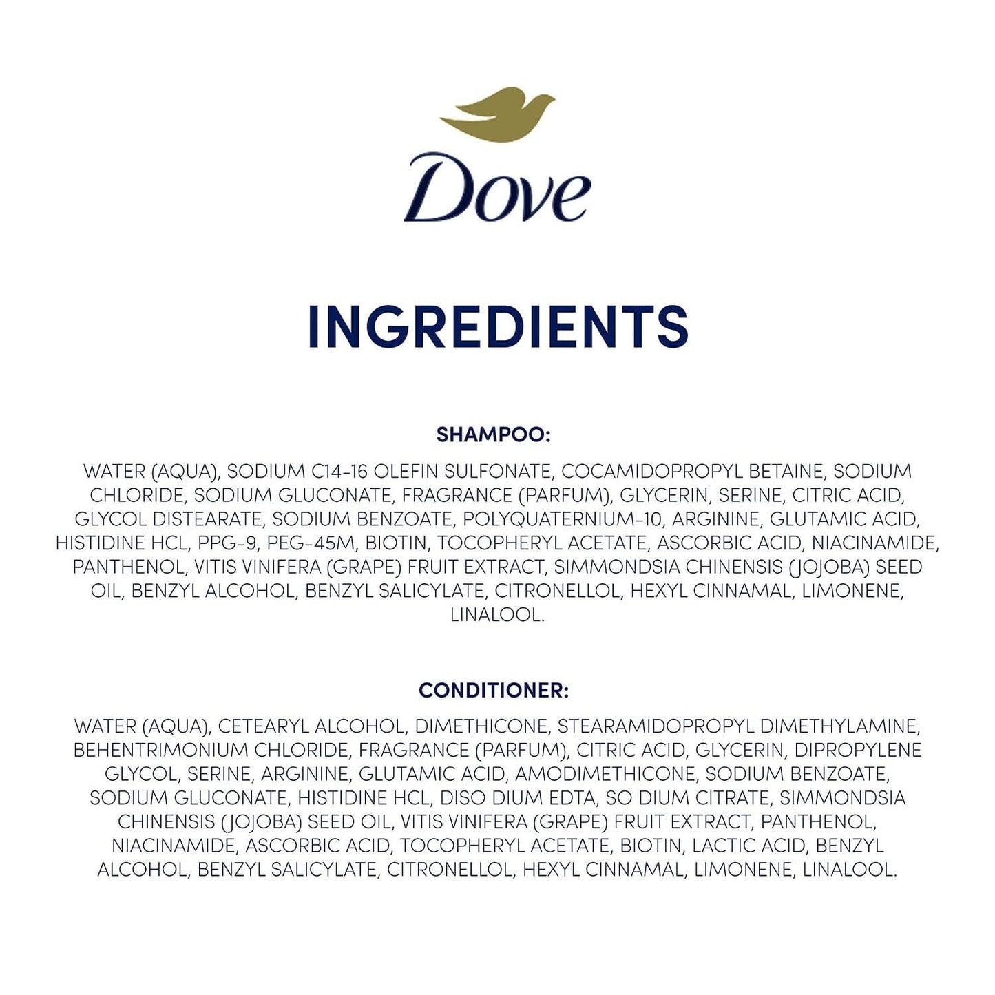Dove Amino Curls Shampoo and Conditioner, 33.8 Fluid Ounce (Pack of 2)