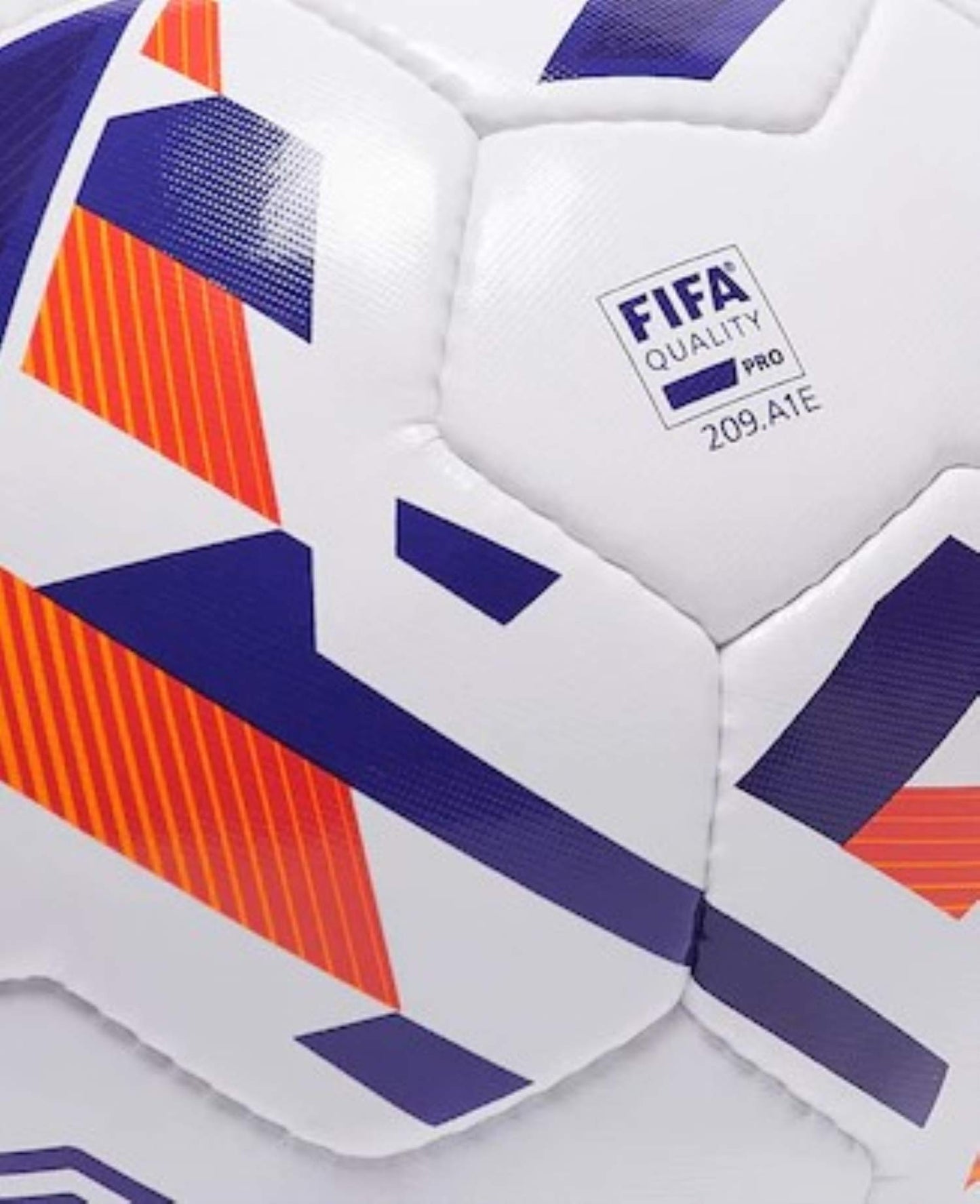Umbro Neo Pro Soccer Ball Size 5, White/Spectrum Blue/Bright Marigold/Teaberry Size 5