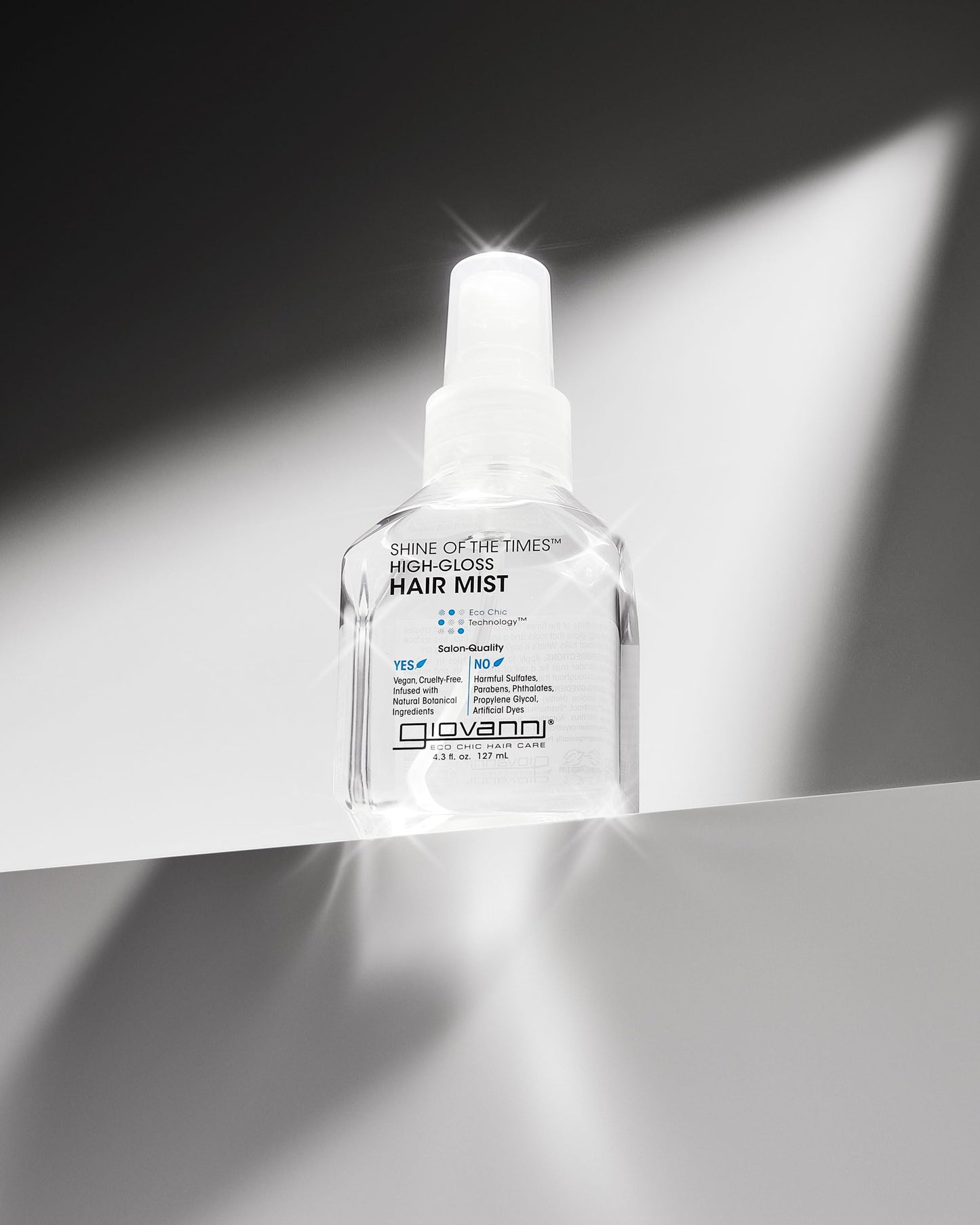 GIOVANNI Shine of the Times Finishing High-Gloss Hair Mist - Anti Frizz Hair Products, Color Safe, Salon Quality, Cruelty-Free, No Parabens, Infused