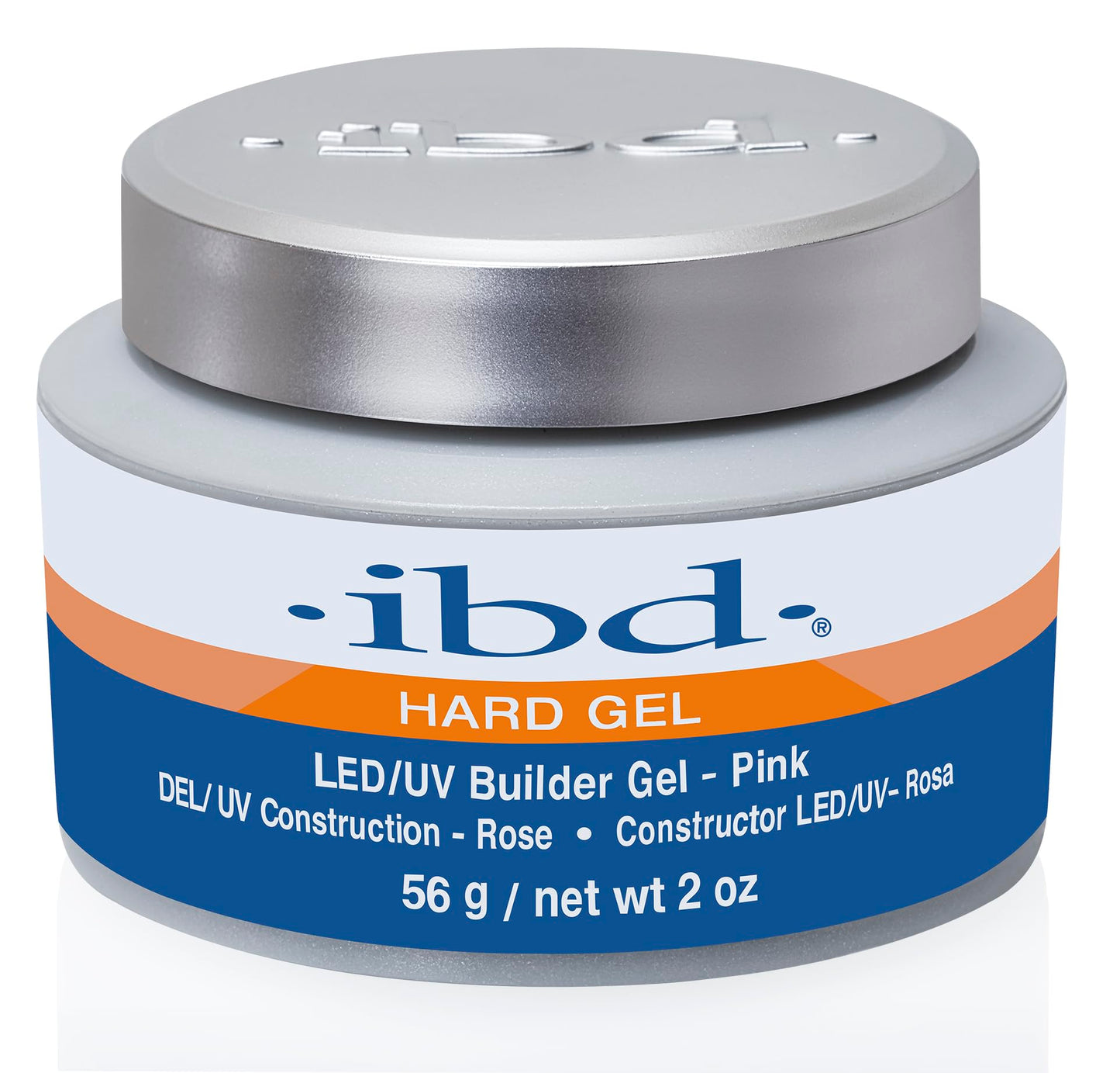 IBD Hard Gel UV/LED Builder Gel Pink - Nail Builder Gels for Nail Extensions, Sculpting & Strengthening, 2 oz Beauty & Personal Care IBD