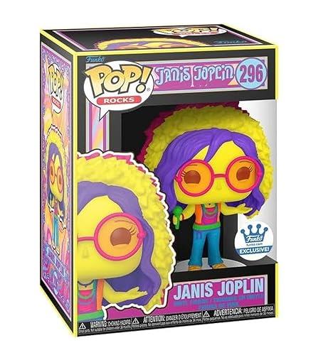 Funko Pop! Janis Joplin (Blacklight) Shop x Fun on The Run 2023 Exclusive
