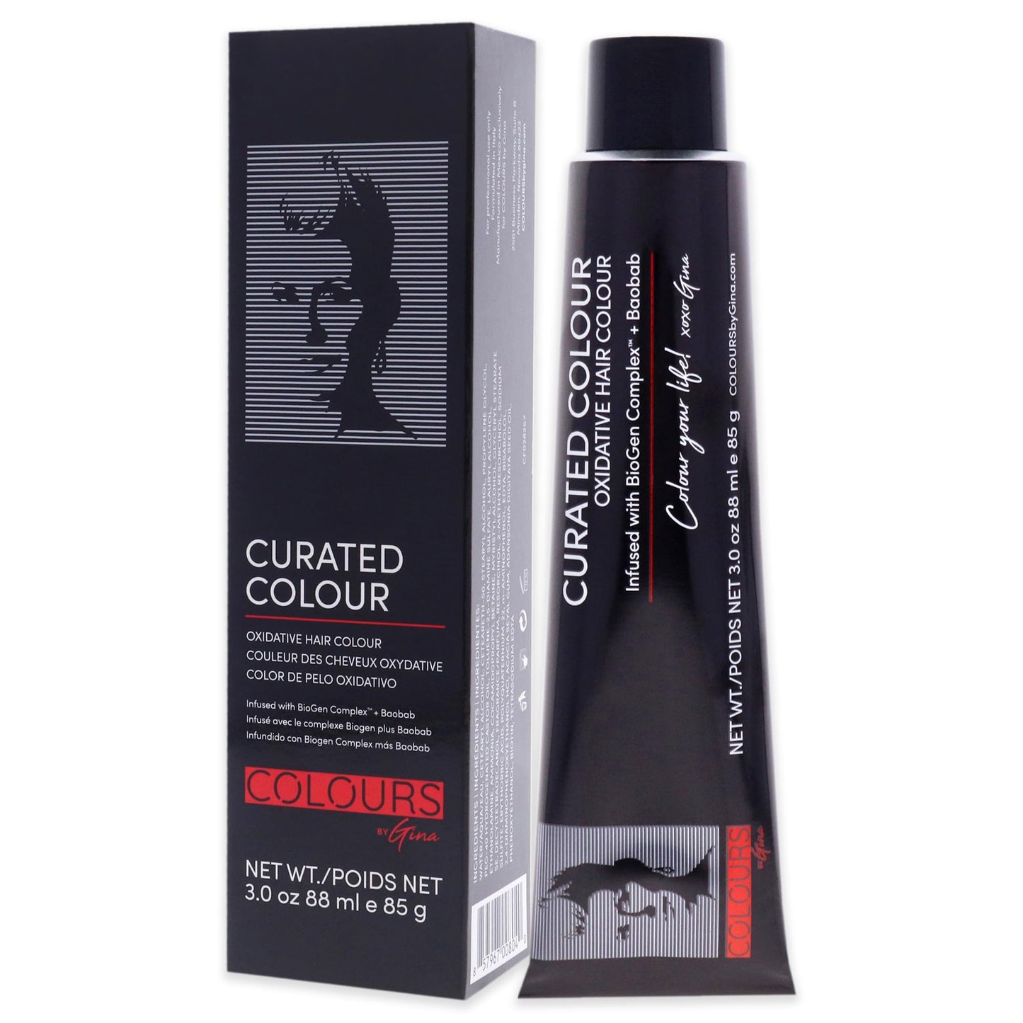 Colours By Gina Curated Colour - 4.0-4N Natural Brown by Colours By Gina for Unisex - 3 oz Hair Color